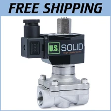Industrial Stainless Steel 110V AC Solenoid Valve - Swift Response & Viton Seal