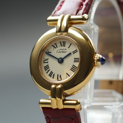 Exc+5] Vintage Cartier Must Colisee 590002 24mm Roman Dial Quartz