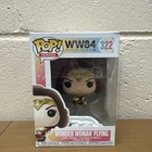 Funko Pop WW84 #322 Wonder Woman Flying Used Minor Box Damage