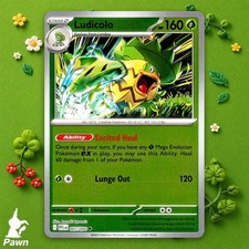 Ludicolo Reverse Holo 7/94 Phantasmal Flames Collectible NM Art Anesaki Dynamic