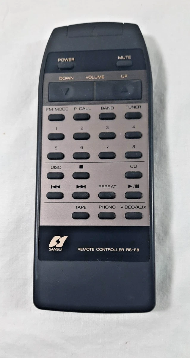 Télécommande D'origine Pour Chaîne Sansui RS-1520 - Neuf, Sans Fil, Portée 5-10m