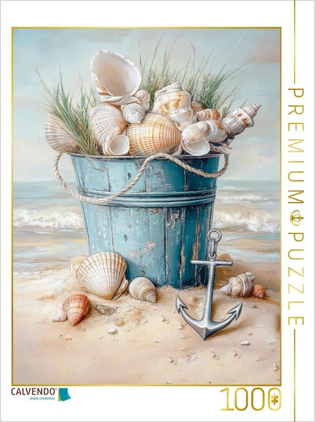 Calvendo Puzzle Beach Still Life | 1000 Pieces, Finished Size 25.2 × 18.9 In (64-image