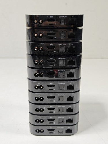 Lot of 10 Apple TVs - Used, Fully Working, See Photos - Foto 3 di 5
