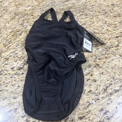Speedo Women's ProLT Super Pro One Piece Swimsuit - Black, Size 26 NWT Cpix