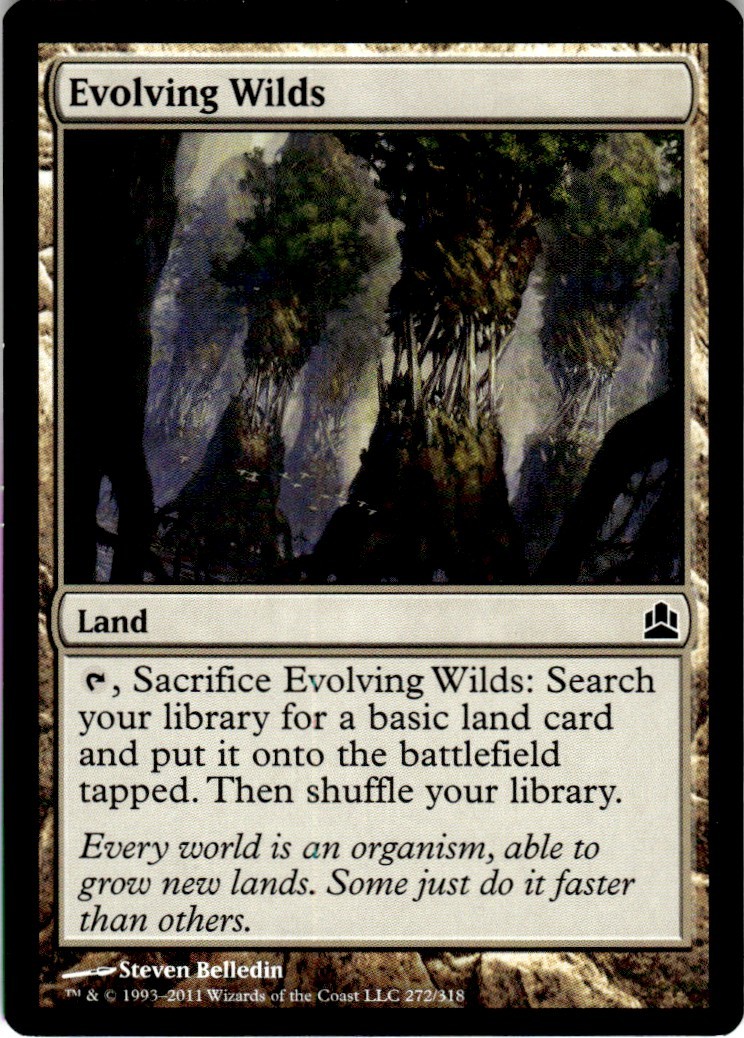 2011 Commander 2011 Magic The Gathering Evolving Wilds 272/318 LP