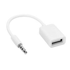 GOWENIC USB to 3.5mm Audio Adapter, Female Male Jack AUX default