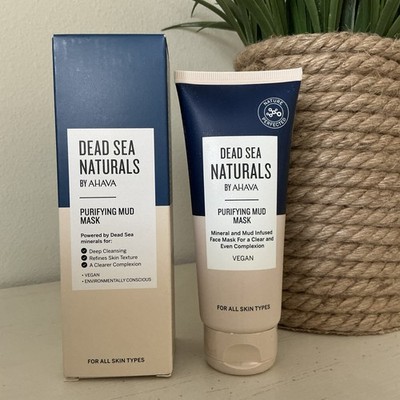 AHAVA Dead Sea Naturals Purifying Mud Mask For All Skin Types 3.4 Fl Oz - NIB