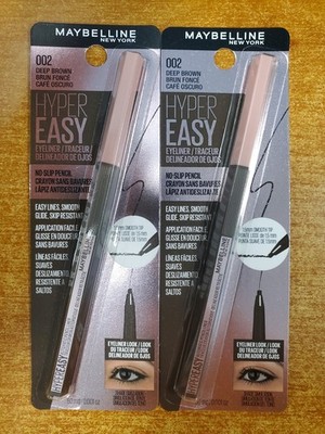 2 Pack: Maybelline New York Hyper Easy Eyeliner *#002 Deep Brown* (RR3473)