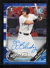 2019 Bowman Draft Chrome Pick Blue Refractor /150 JJ Bleday #CDA-JJB Auto 0p45