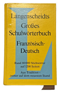 Langenscheidts Großes Schulwörterbuch Französisch Deutsch