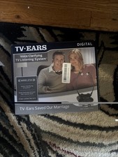 TV Ears Digital Wireless Listening System Voice Clarifying Circultry V5.0 11741