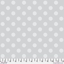 Free Spirit True Colors Graywork by Tula Pink PWTP118 Fog Pom Pom Cotton
