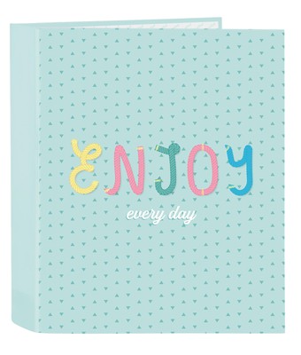 BlackFit8 Enjoy   Folio Folder 4 Rings, Ideal for Children of Different Ages, Co