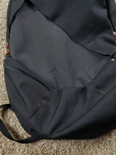 The North Face Isabella Backpack Black Pink Padded Outdoor - Picture 2 of 22