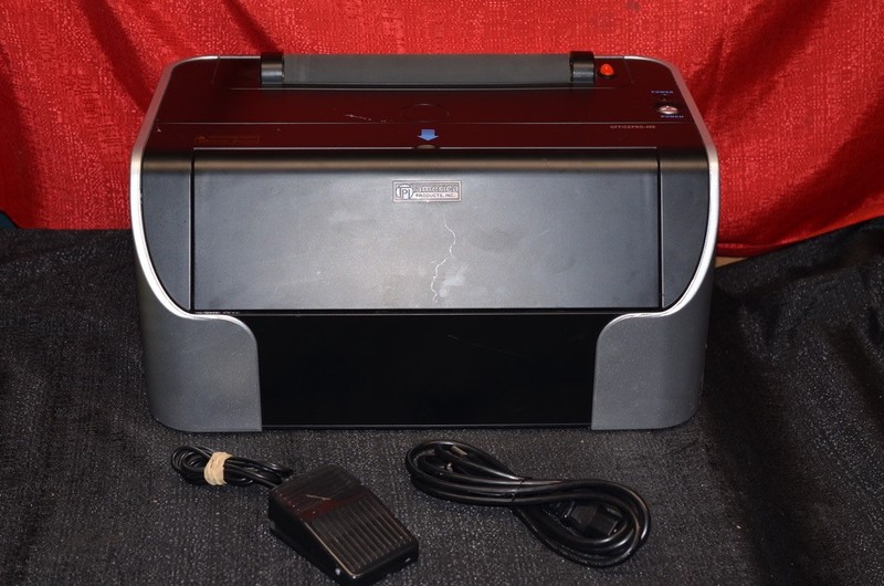 Tamerica Officepro-46E Electric Punch Coil Binding Machine w foot peddle working