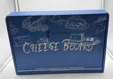 MOSOMBOO Bamboo Charcuterie Board Set, Rectangular Cheese Board