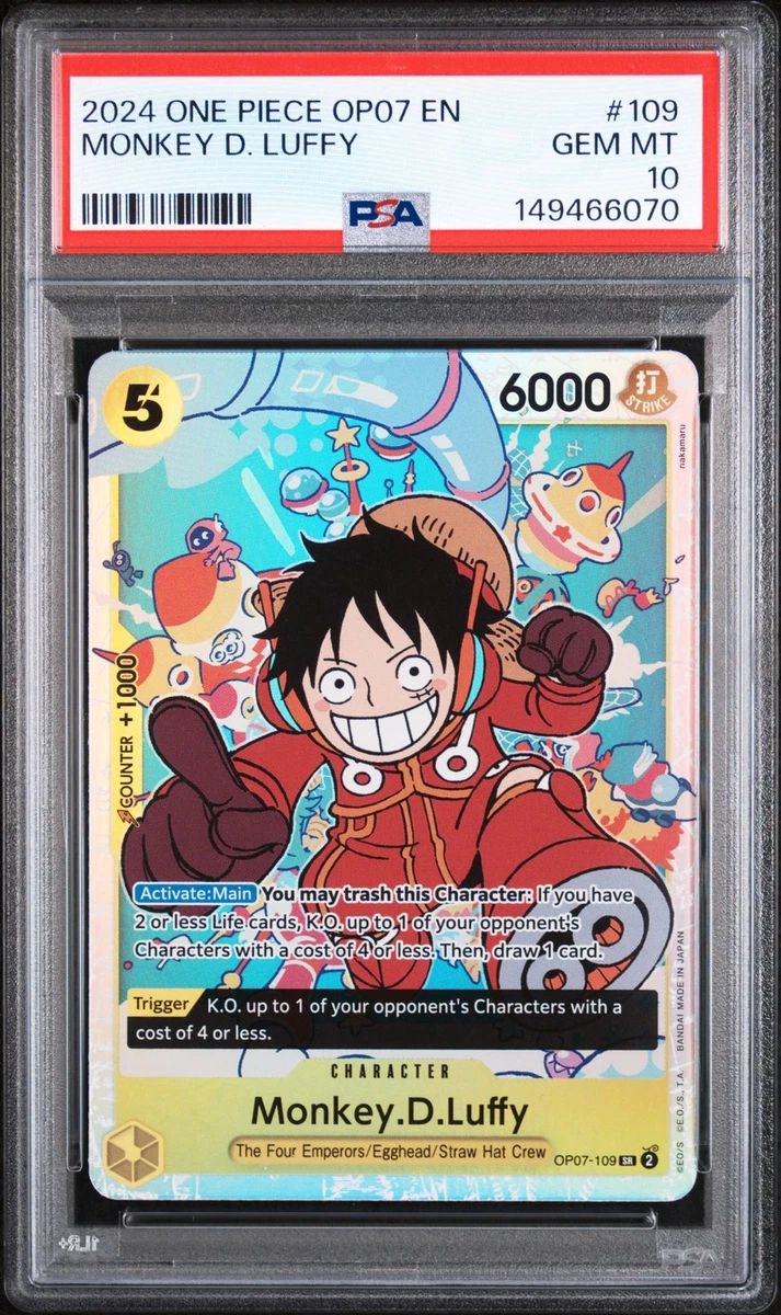 Monkey.D.Luffy OP07-109 500 Years in the Future for sale | eBay