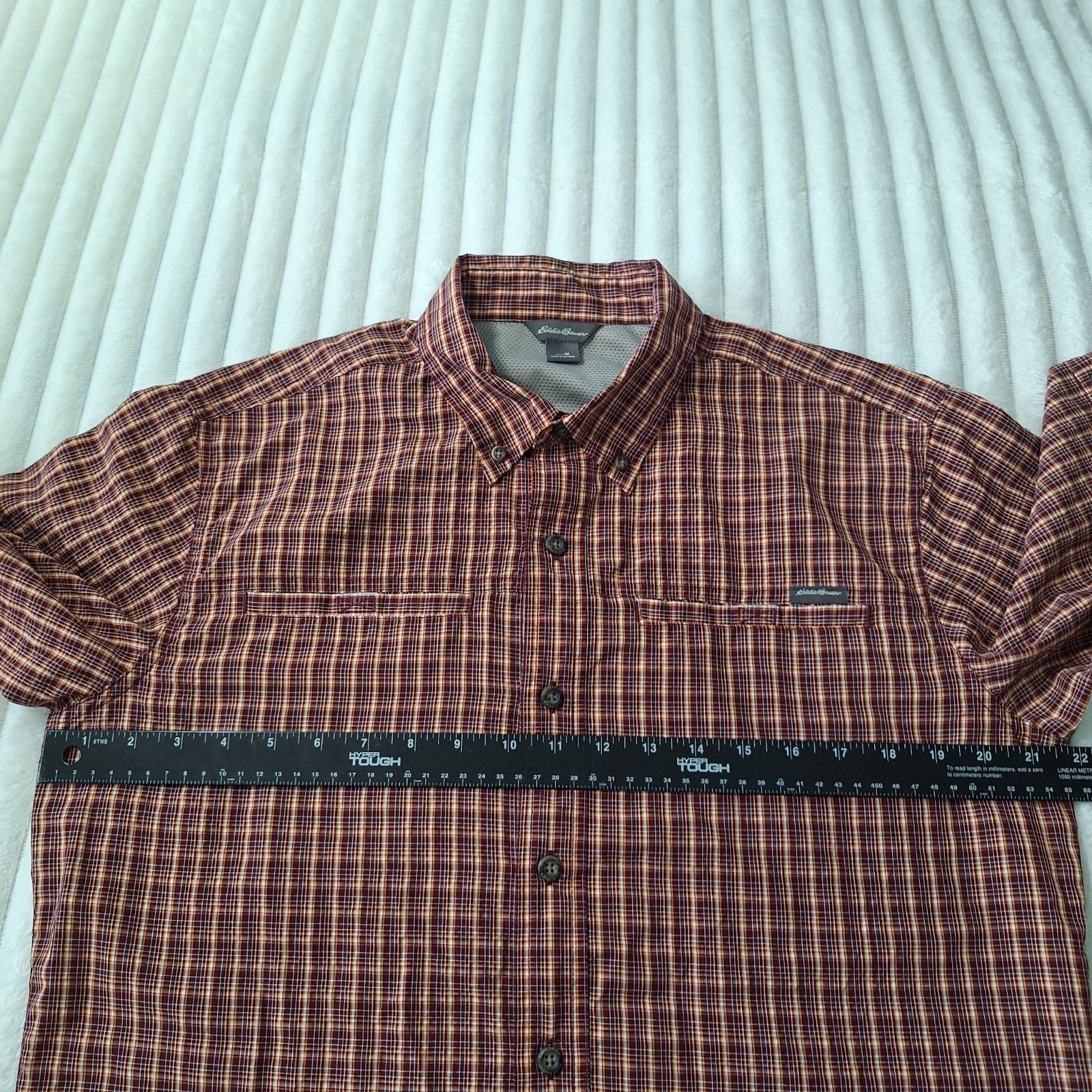 Eddie Bauer Nylon Performance Button Down Shirt M… - image 4