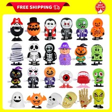 24Pack Halloween Wind up Toys Assortment for Kids Halloween Toy for Goody Bag Fi