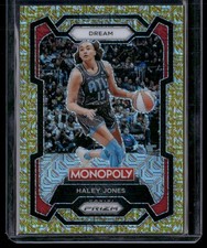 2024 Panini Prizm Monopoly WNBA #43 Haley Jones Gold Millionaire Prizms #/500