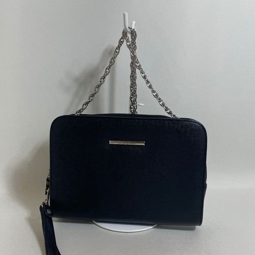 Yves Saint Laurent 2Way Bag Leather Black Used Japan