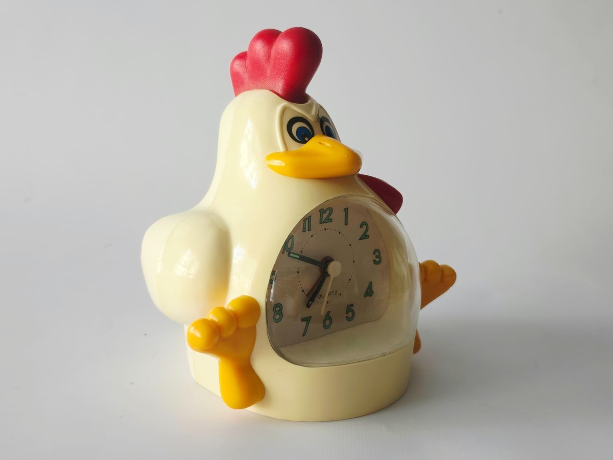 Lot of 3 Vintage Novelty Alarm Clocks '80s – Imoto Japan Chicken
