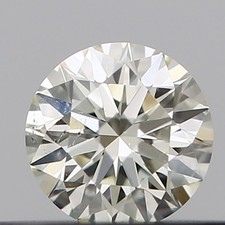 0.23 Ct Real Natural GIA CERTIFIED Diamond Loose Round 3 mm Color M/SI Grade 604.26 per carat