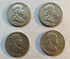 1951-S 1959-D Franklin Half Dollar Lot + 1962 1963 90% Silver US Coins