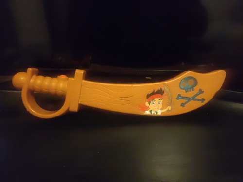 Disney Jake And The Never Land Pirates Talking Sword Lights Sounds Mattel 2011 - Picture 2 of 9