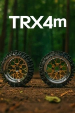 1.9 Deep dish rims with low profile mud grips/ Traxxs 1:18 scale 1:10 scale 