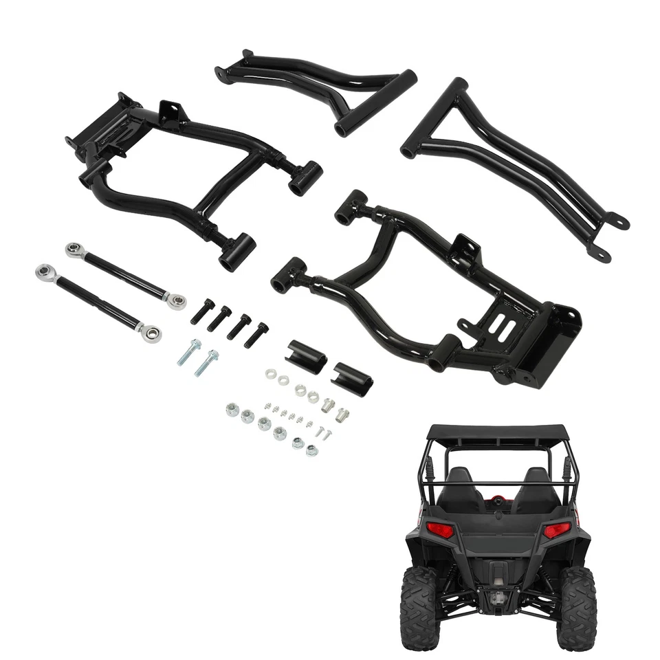 Brazos A traseros de alto espacio libre 1,5" delanteros para Polaris RZR S 800 / RZR 4 800 09-14 Foto 3 de 4
