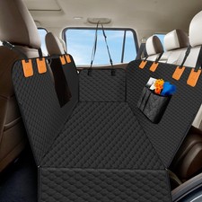 Dog Car Seat Cover for Back Seat, Waterproof Protector with Side Flaps