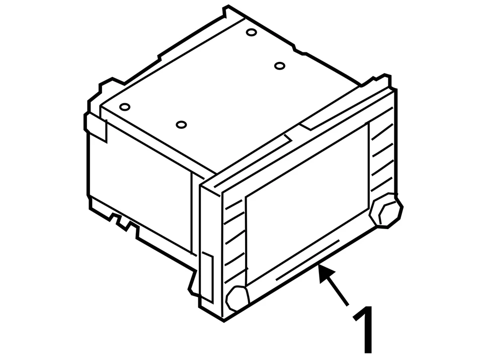 Receptor de rádio RNYCC 2018-2019 Volkswagen Beetle Am Fm CD player - Imagem 4 de 4