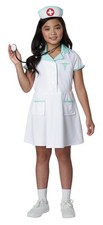 California Costumes Playtime Nurse Child White XS 4-6 - Dress, Hat, Stethoscop