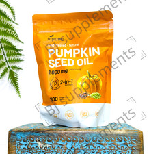 Pumpkin Seed Oil 1000mg with Saw Palmetto 300-Softgels.