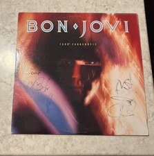 1985 BON JOVI LP  7800° Fahrenheit SIGNED! Mercury 1st Pressing A-1/A-1 Variant
