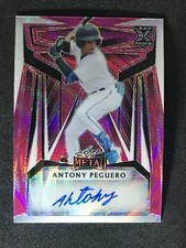 2023 Leaf Metal Baseball Auto Pink Wave Antony Peguero XRC 2/7