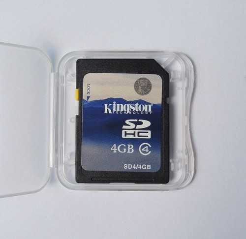 Kingston 4GB SD SDHC Speicher karte Klasse4 Standard Secure Digital C4 f. Kamera - Picture 3 of 5