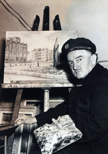 Foto vintage Francia, Emile Blondel, Pittore, 1950