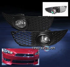 2008-2014 MITSUBISHI LANCER SEDAN 4DR JDM BUMPER CHROME FOG LIGHT LAMP 2010 2011