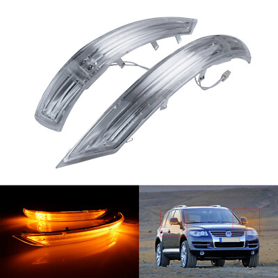 Clignotant Rétroviseur Gauche Pour VW Touareg 7L (2007-2010) - Halogène, Jaune - Neuf