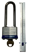 Master Lock Co. # 1 Padlock One Key 4 1/2" Long 1 3/4 Wide Provides Security
