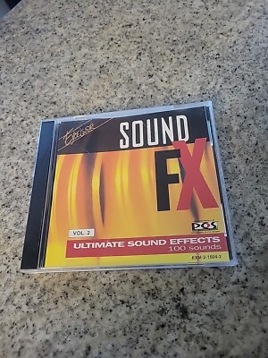 Sound FX Ultimate Sound Effects Vol 2 CD Madacy 100 Sounds Audio