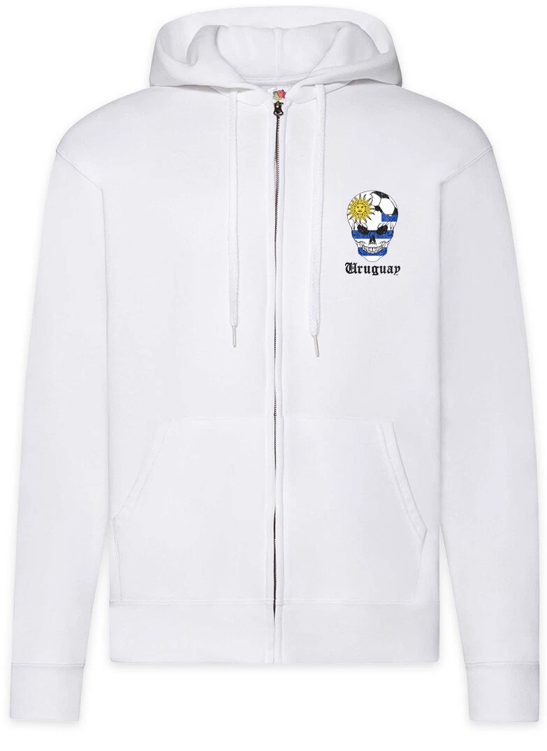 Uruguay Football Comet Zipper Hoodie uruguayan Soccer Flag World Championship