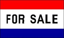 FOR SALE Flag Advertising Banner Store Sign Pennant 3x5 Indoor Outdoor New