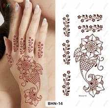 Temporary waterproof henna tattoo for women