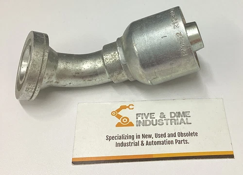 Parker 16F71-12-12 Crimp Fitting 45° Elbow Flange 3/4" 