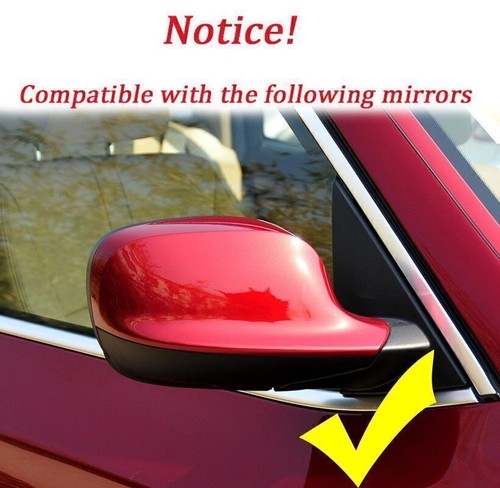 For BMW X1 E84 X3 F25 10-2013 Carbon Fiber M Style Side Door Mirror Cover Cap - Bild 2 von 6