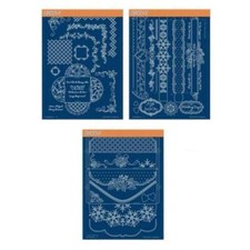 Clarity Stamps Groovi Parchment Embossing Linda's It's A Wrap Part 2 A4 Plates