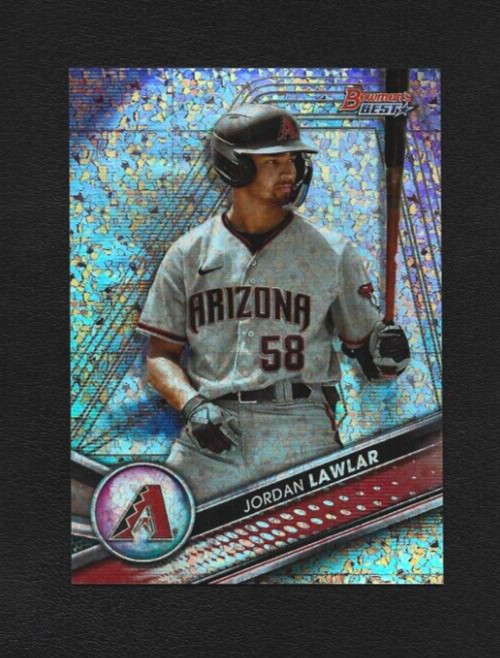 2022 Bowman's Best Jordan Lawlar TP-4 Mini-Diamond Refractor 219/299 Diamondback